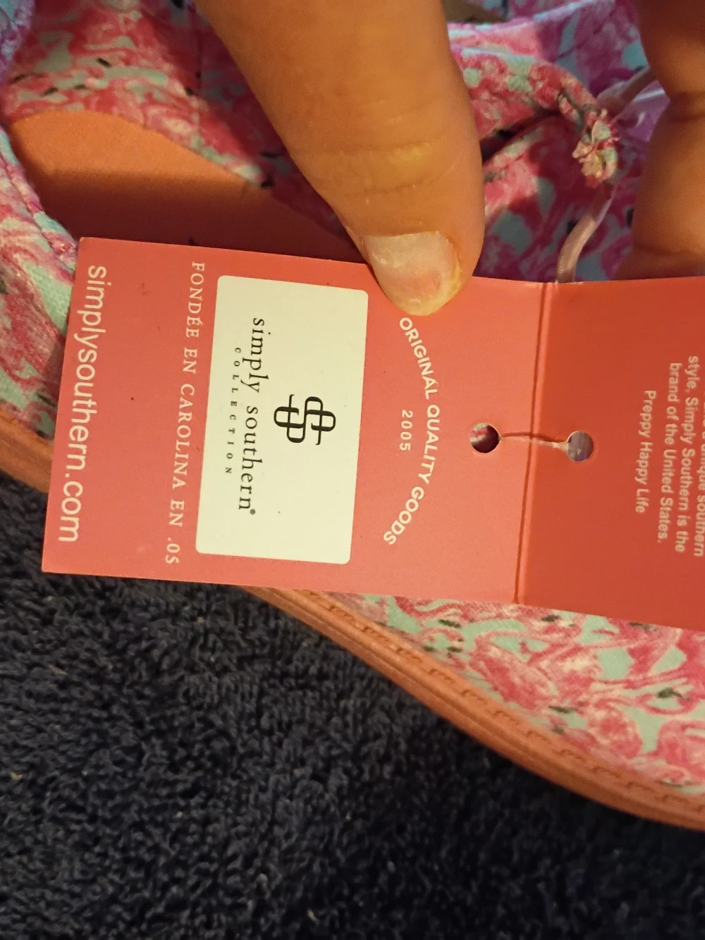 NWT Simply Southern Flamingo Canvas Loafers / Slip-On Shoes Size 3